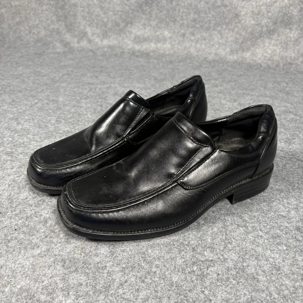 Robert David Lil Tim Dress Shoes 4M Black Slip‎ On Loafers